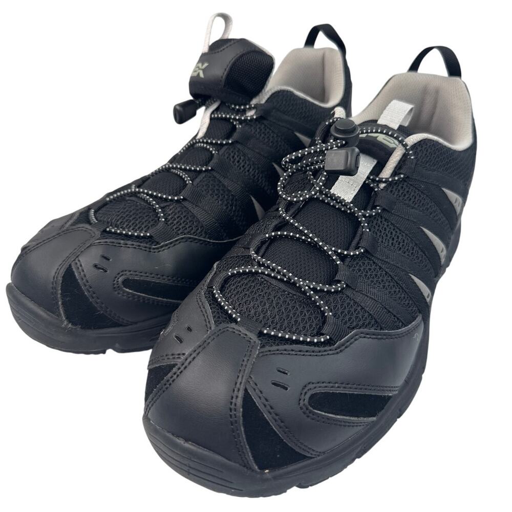 Apex Men's Athletic Drawstring Shoes A5000 M Black Size 11 X-wide